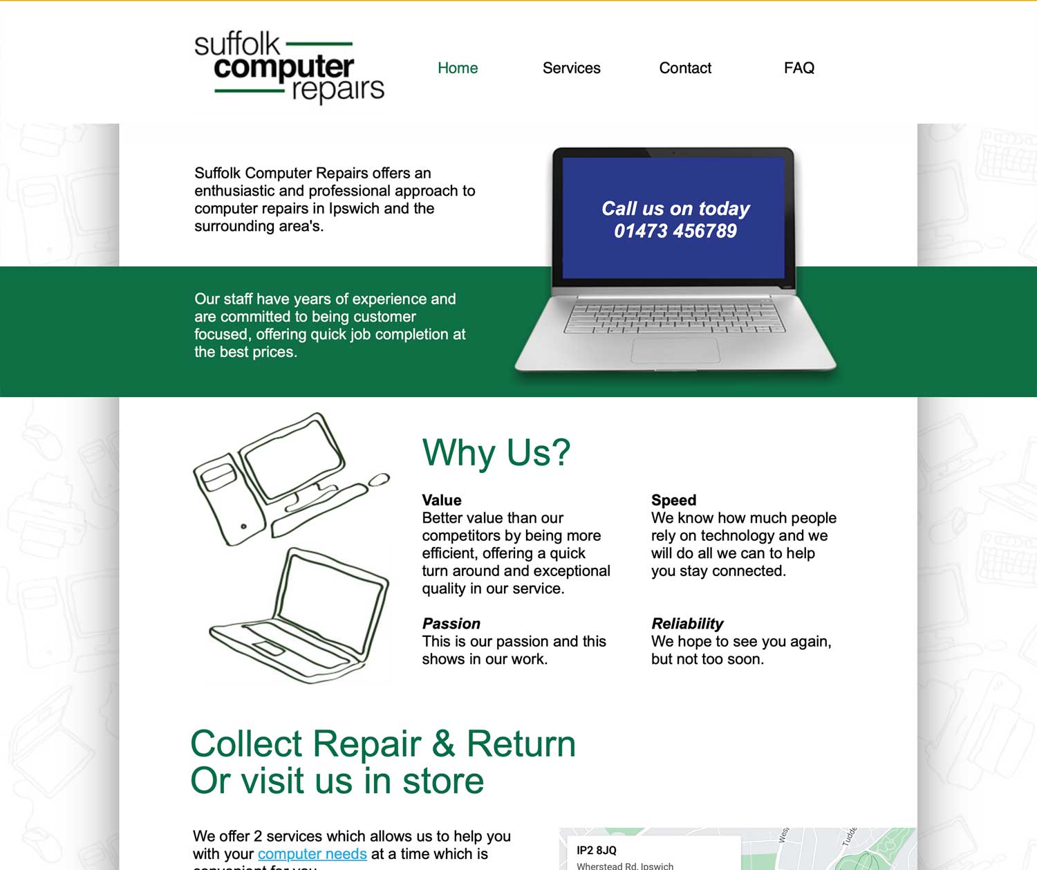 local business web designer Ipswich